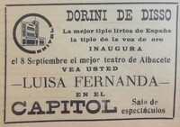 Primer espectáculo del Capitol.